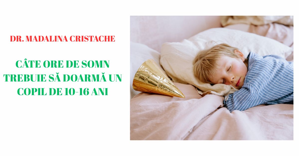 Câte ore de somn trebuie să doarmă un copil de 10-16 ani