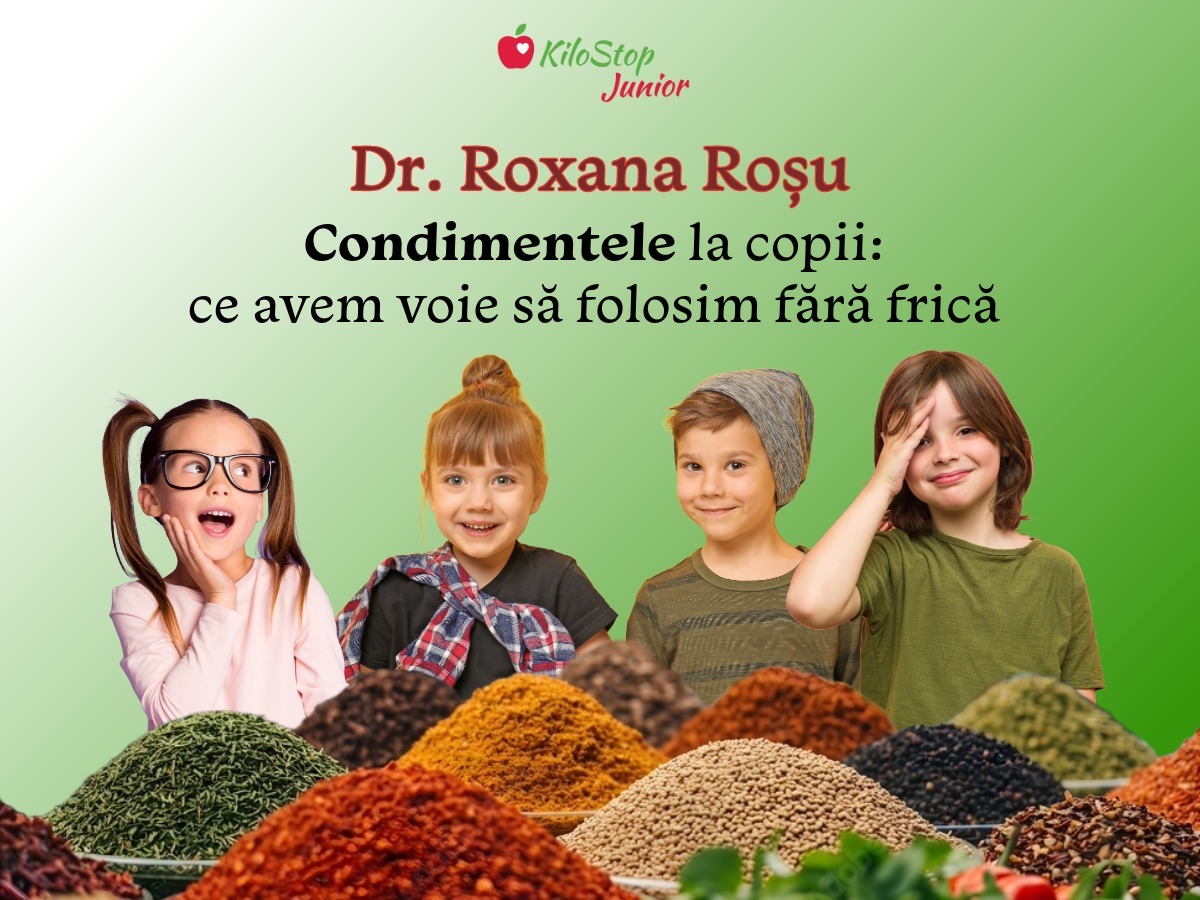Condimentele la copii: ce avem voie să folosim fără frică