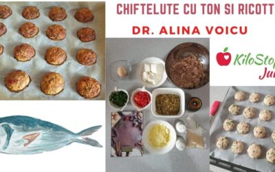 Rețetă sănătoasă pentru copii – Chifteluțe de ton cu ricotta