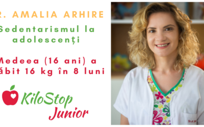 Dr. Amalia Arhire – Soluția Kilostop Junior pentru sedentarismul la adolescenți
