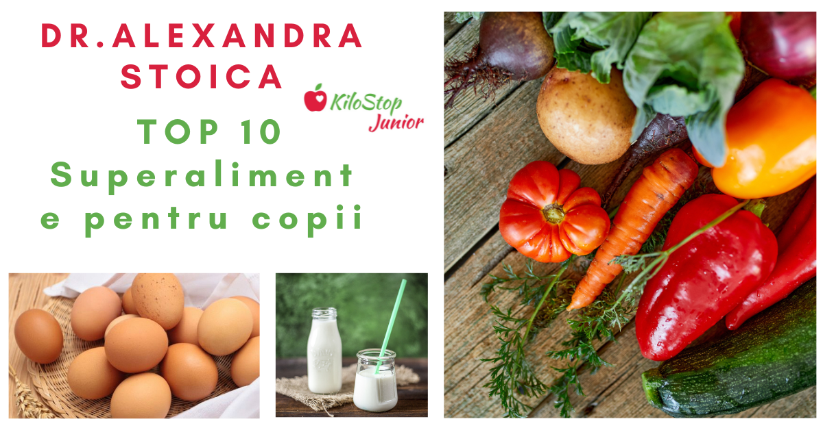 Top 10 Superalimente pentru copii