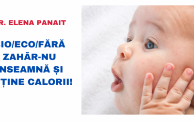 Bio/eco/fără zahăr-nu înseamnă și puține calorii!