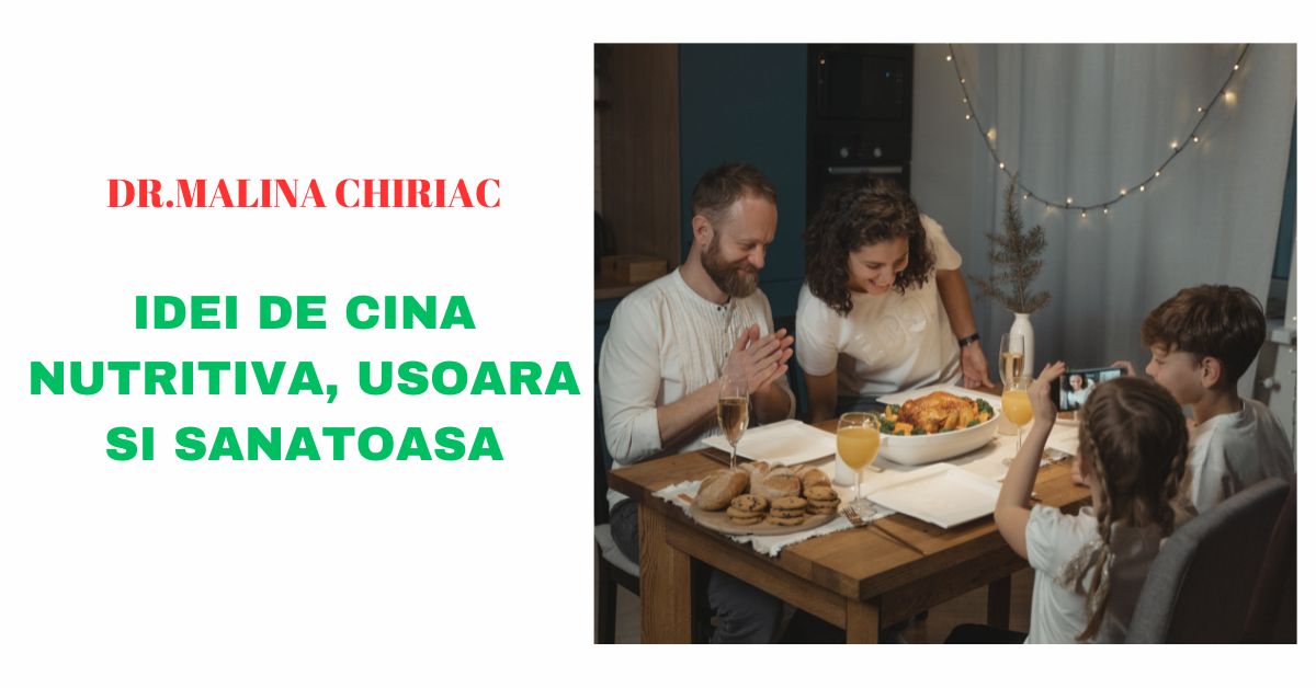 Idei de cina usoara, nutritiva si sanatoasa