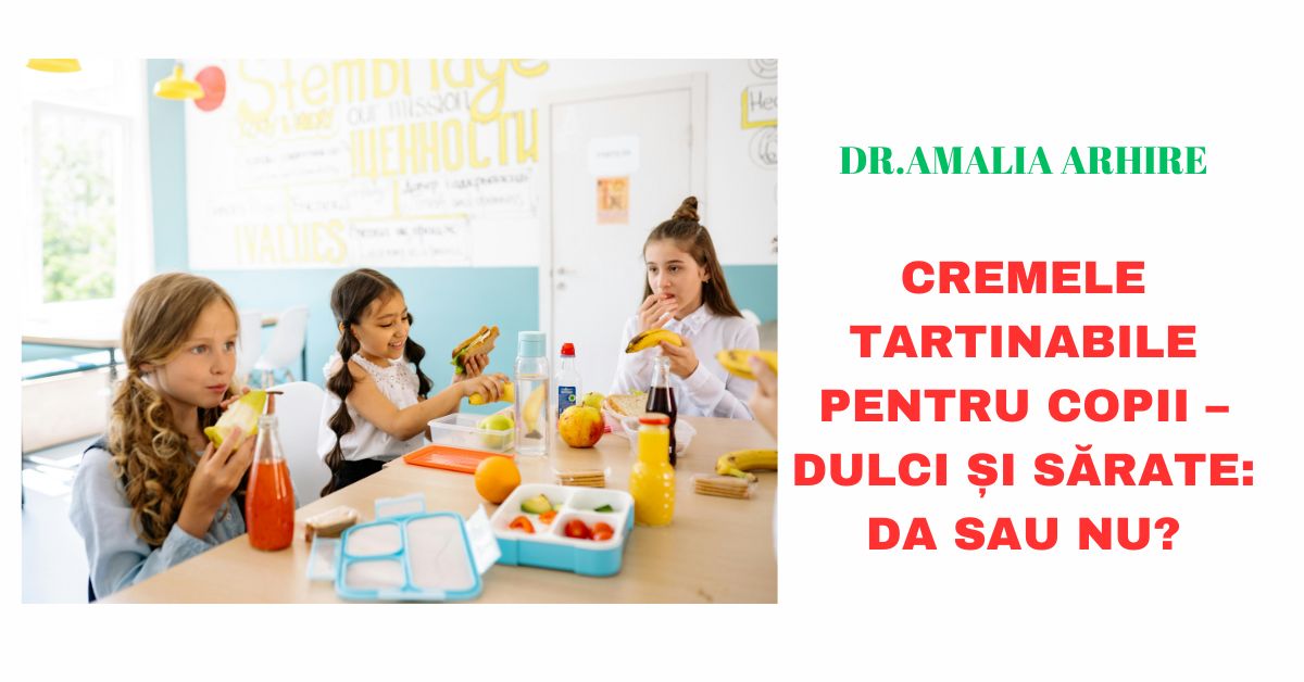 Cremele Tartinabile pentru Copii – Dulci și Sărate: DA sau NU?