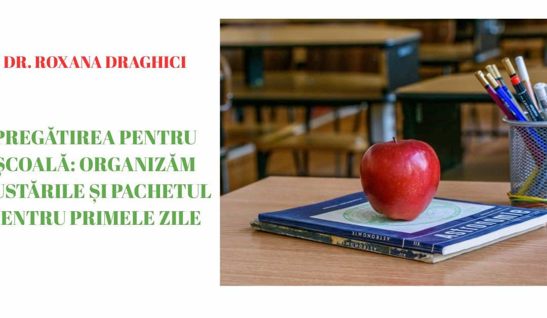 Pregătirea pentru școală: organizăm gustările și pachetul pentru primele zile