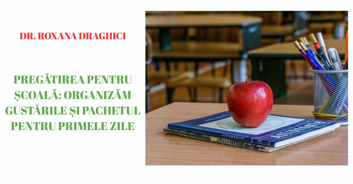 Pregătirea pentru școală: organizăm gustările și pachetul pentru primele zile