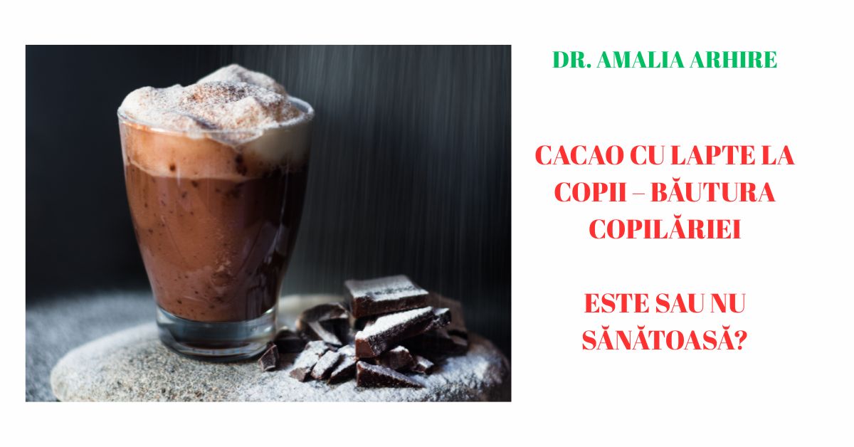 Cacao cu lapte la copii – băutura copilăriei: este sau nu sănătoasă?