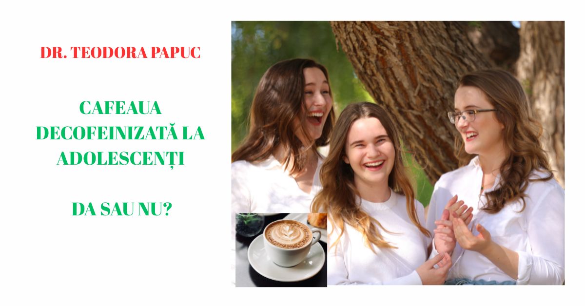 Cafeaua decofeinizată la adolescenți: Da sau nu?