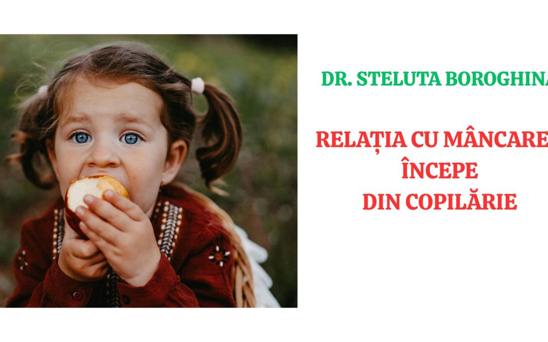Relația cu mâncarea începe din copilărie