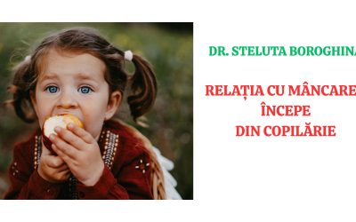 Relația cu mâncarea începe din copilărie
