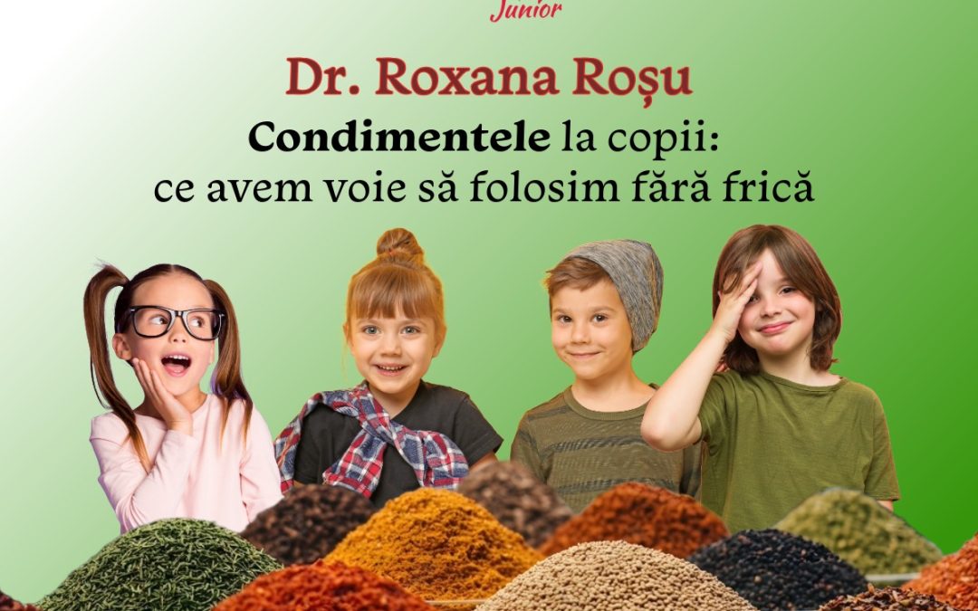 Condimentele la copii: ce avem voie să folosim fără frică