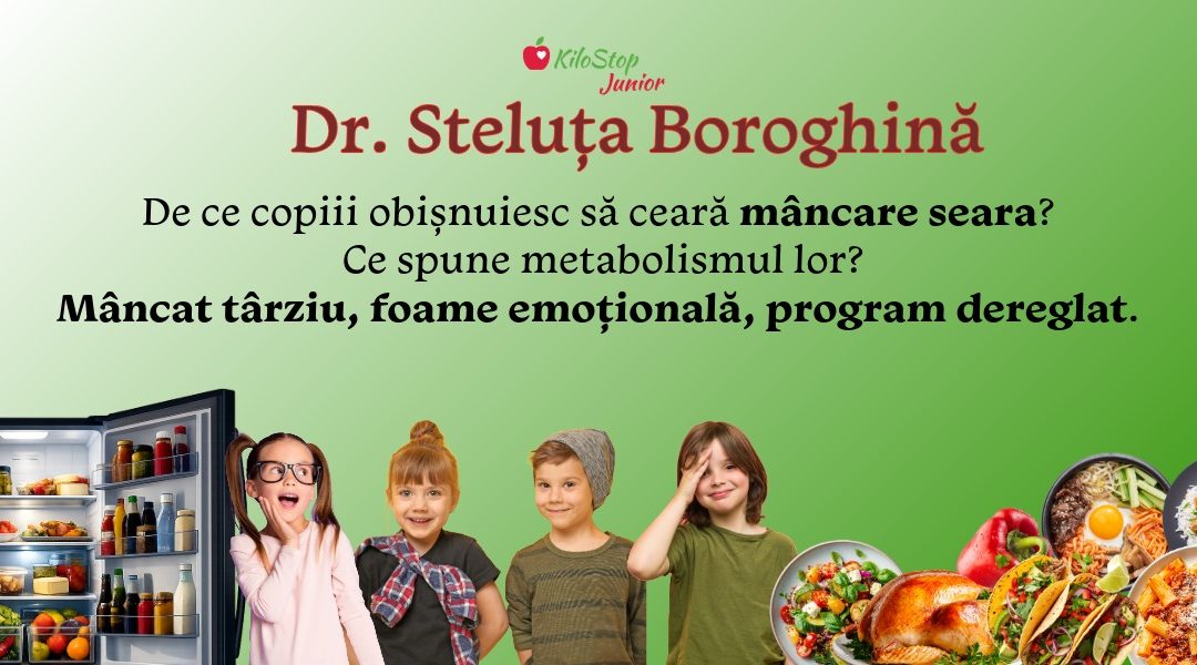 De ce copiii cer mâncare seara? Ce spune metabolismul lor și când poate deveni un semnal metabolic