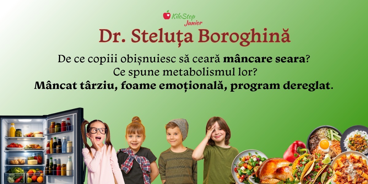 De ce copiii cer mâncare seara? Ce spune metabolismul lor și când poate deveni un semnal metabolic