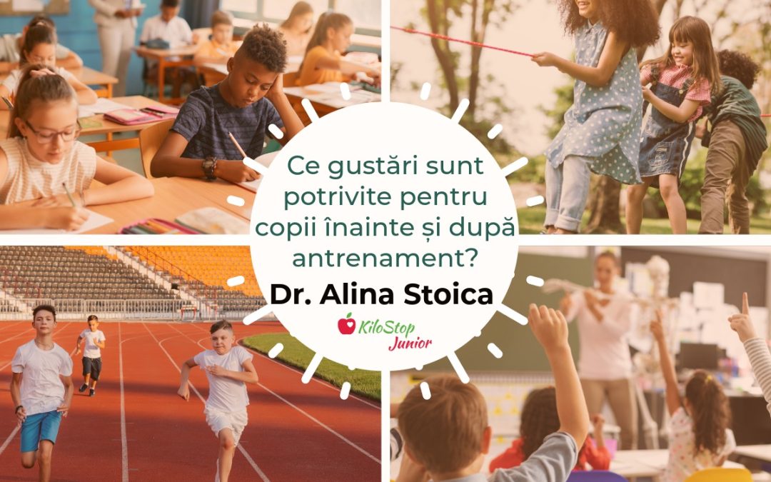 Ce gustări sunt potrivite pentru copii înainte și după antrenament