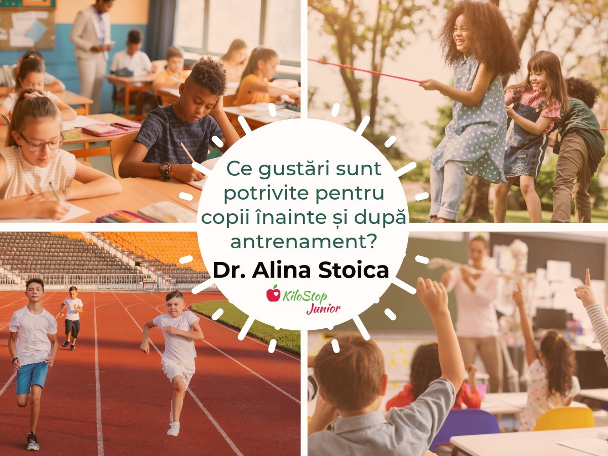 Ce gustări sunt potrivite pentru copii înainte și după antrenament