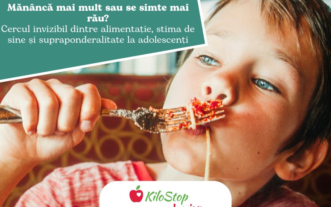 Mananca mai mult sau se simte mai rau? Cercul invizibil dintre alimentatie, stima de sine si supraponderalitate la adolescenti